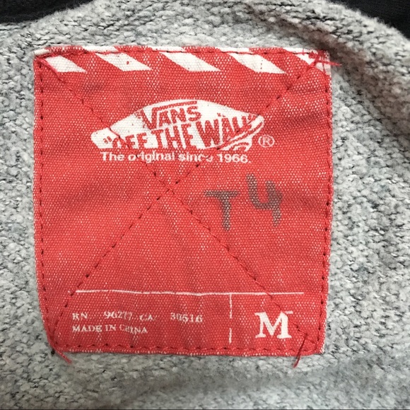 Vans Full Zip Sweatshirt Hoodie Jacket - Picture 5 of 6